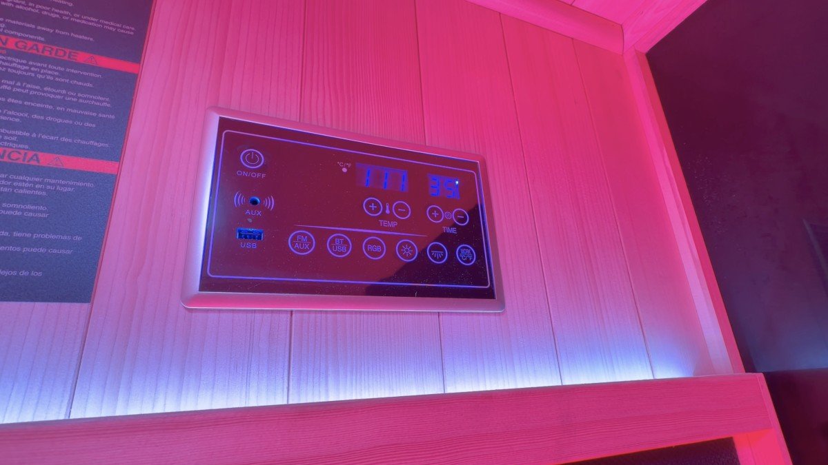 Sun Home Saunas Eclipse 2 control panel.png