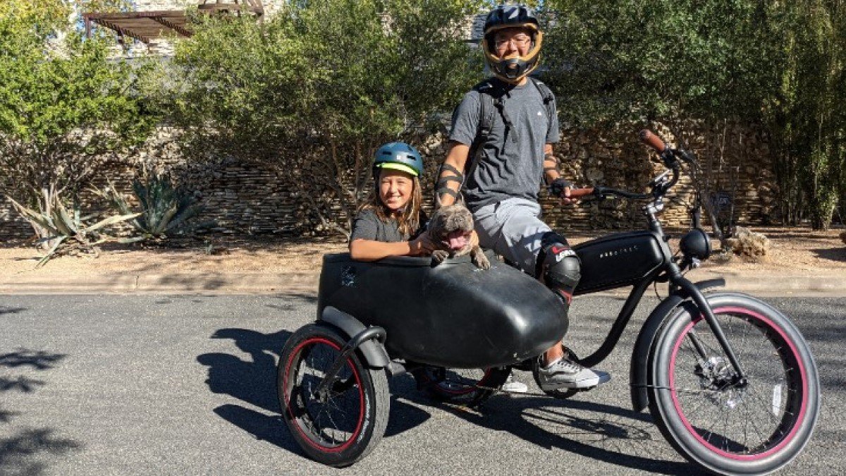 2021 Mod Bikes Mod Easy Mod-Easy-with-Side-Car-and-Kid-and-Dog-Excited-to-Ride-Jimmy-Chang