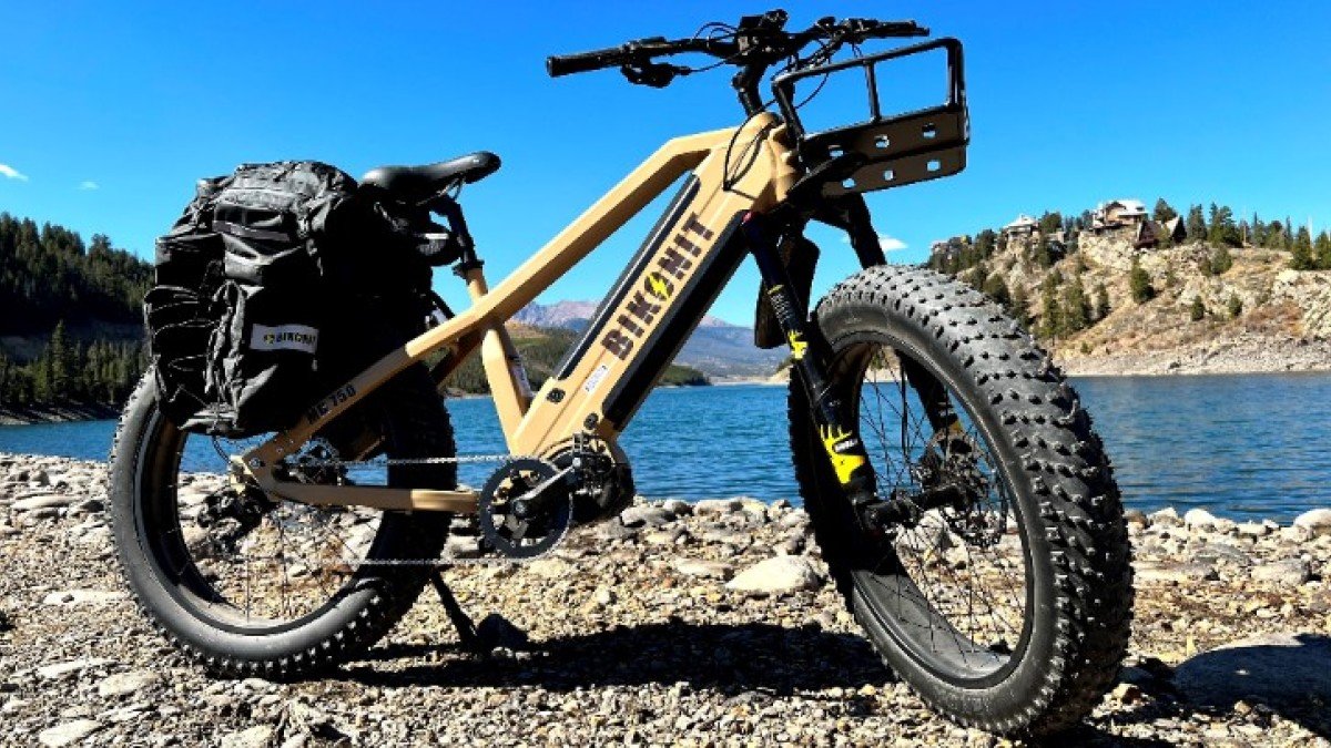 2023 Bikonit Warthog MD 750 Bikonit-Warthog-MD-750-with-Pannier-Bags-Front-Rack-Pedals-Shifter-1