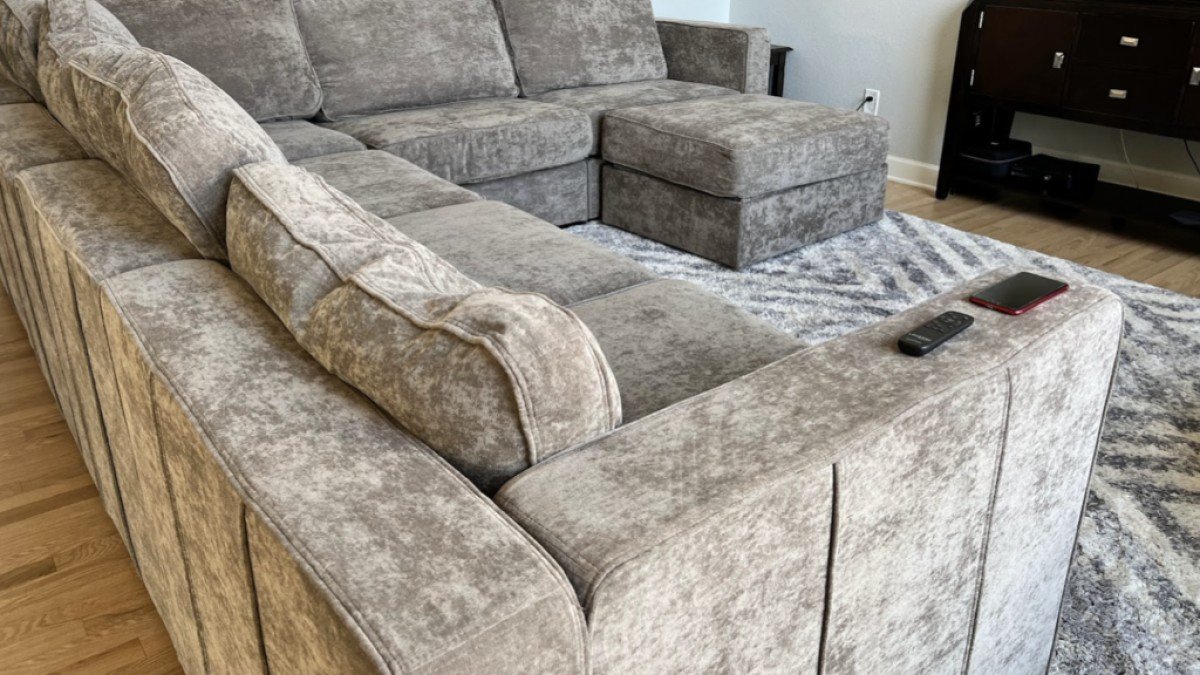 2021 Lovesac Sactional with Stealthtech side profile