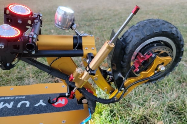 YUME-X11-Rear-Fender-Coil-suspension-Tuovt-Tire-Hydraulic-Brake-Kick-Plate-Collapsed-Front
