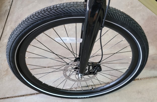 Aventon-Pace-Kenda-Kwik-Seven-5-Sport-Tire-with-180mm-Tektro-Brake-Disc