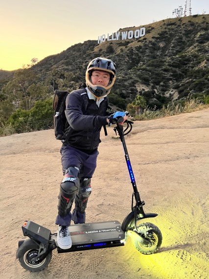 Dualtron-Ultra-2-Up-at-hollywood-with-Jimmy-Chang