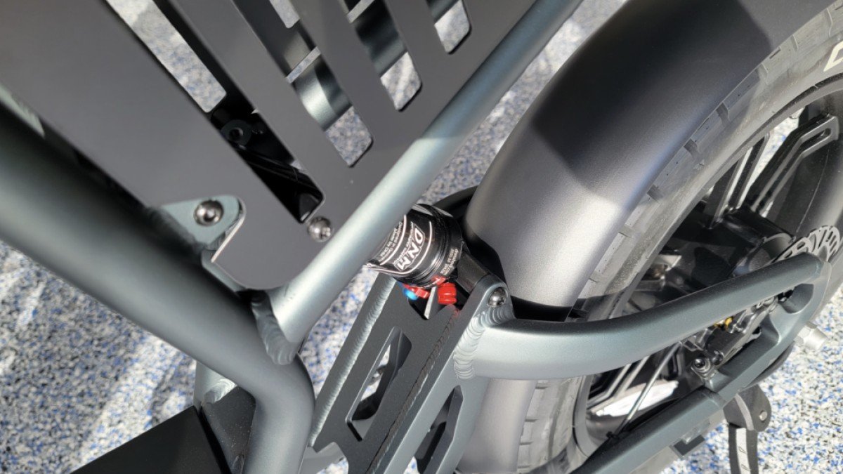 2023 Ride1Up Revv 1 Ride1Up-Revv-1-DNM-Air-Suspension-in-the-Rear-1024x571