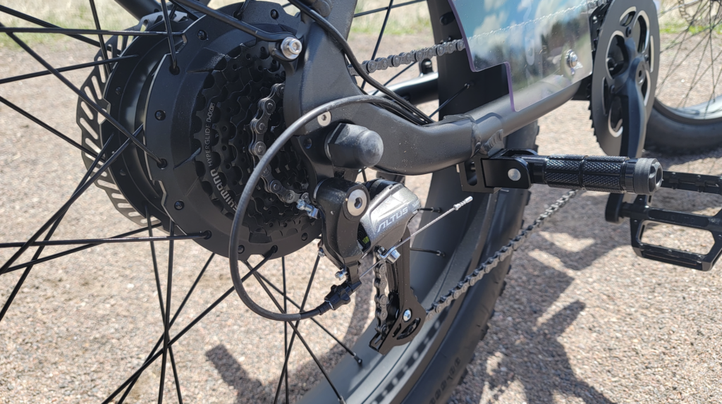 Ride1Up-Rift-750-watt-motor-with-shimano-altus-deraileur-1024x573