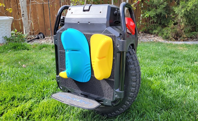 Veteran-Sherman-Max-Rear-on-Grass-showing-its-roll-cage-and-knobby-kenda-tire-with-grizzla-pads