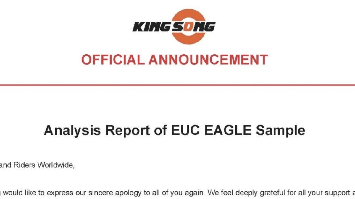 King Song S20 S22 Official Announcements