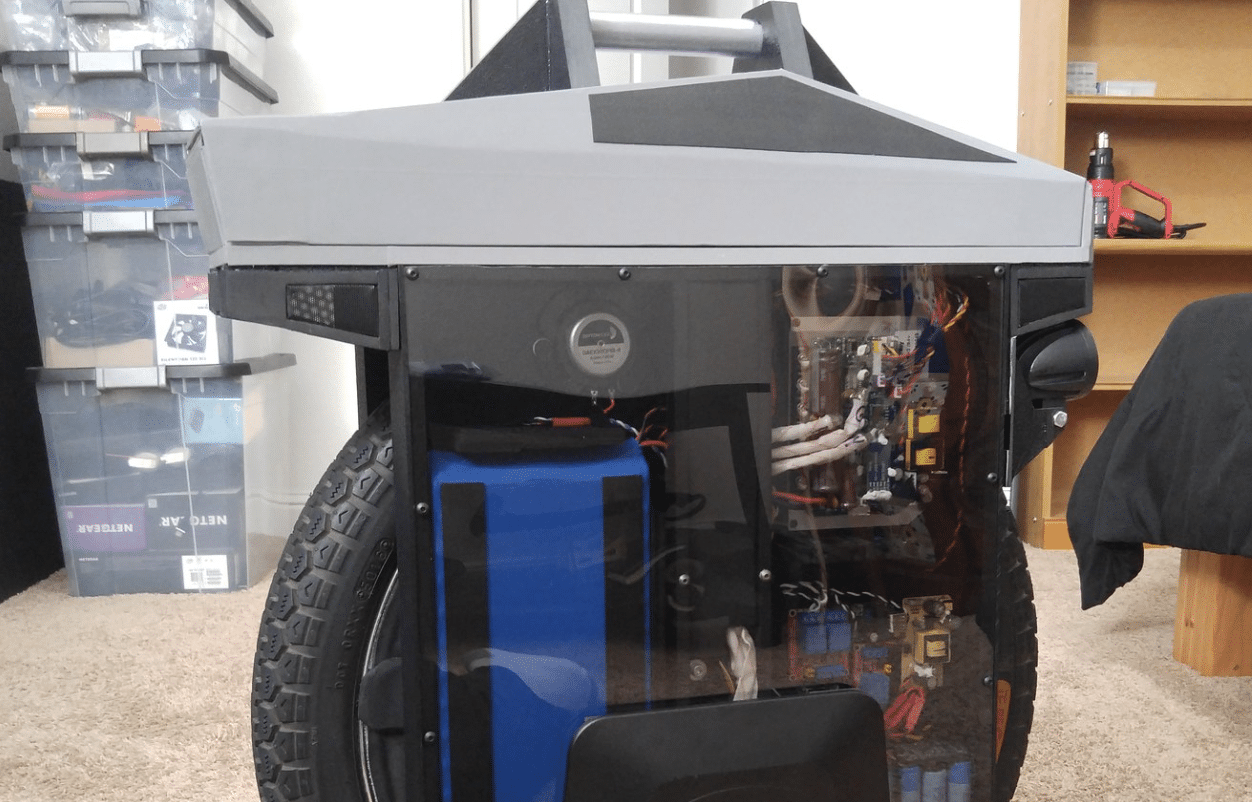 The World's First Tesla Electric Unicycle: The Cyberwheel