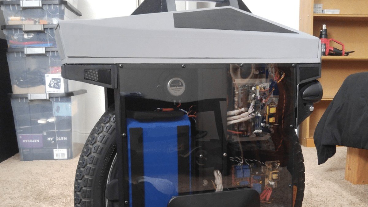 The World’s First Tesla Electric Unicycle: The Cyberwheel