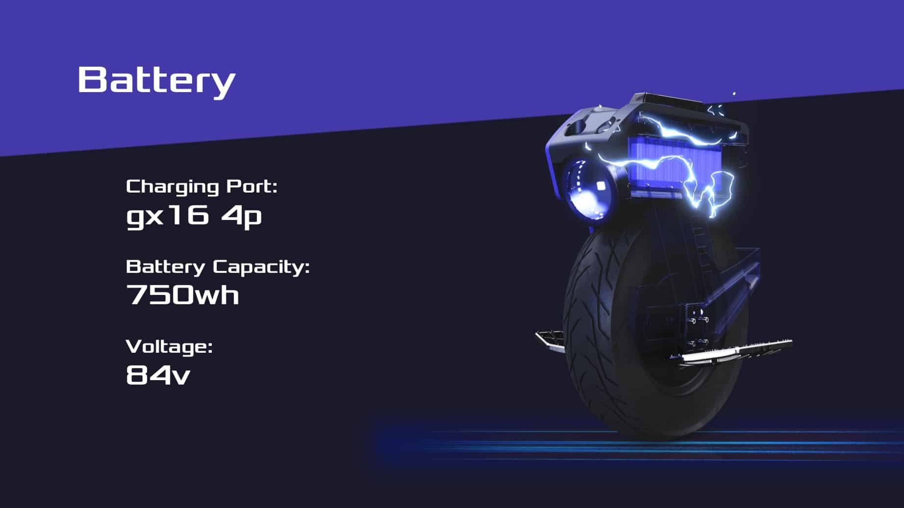 begode-a2-electric-unicycle-battery-specs