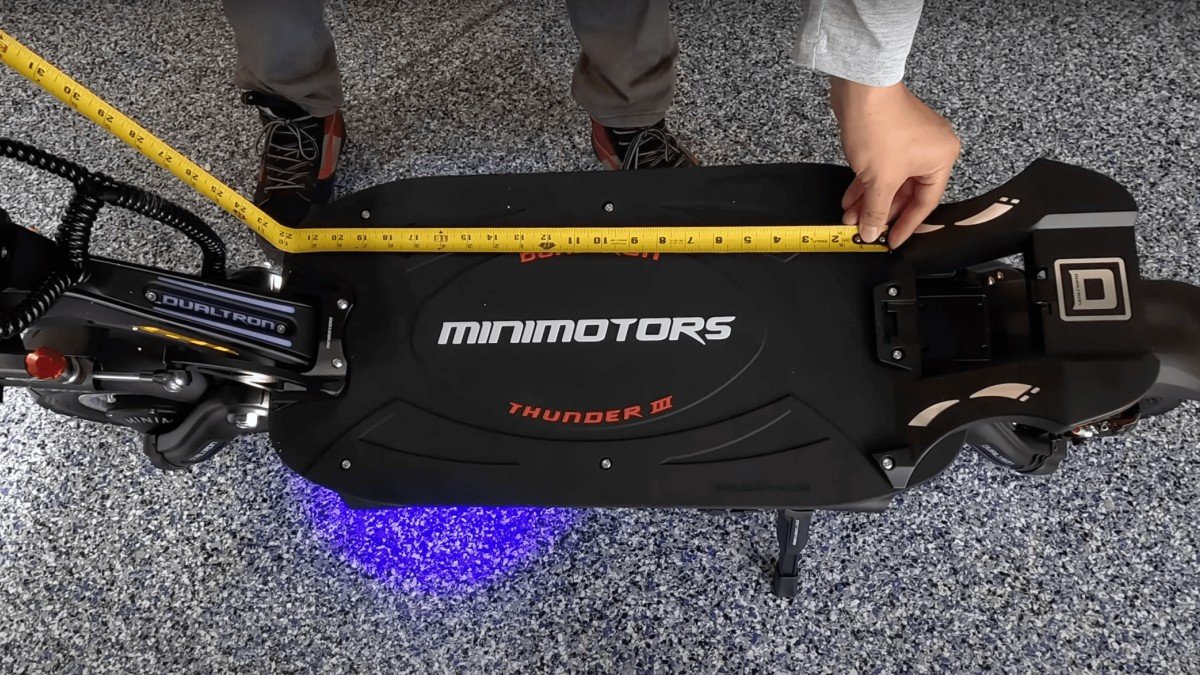 2023 Dualtron Thunder 3 deck length measurement