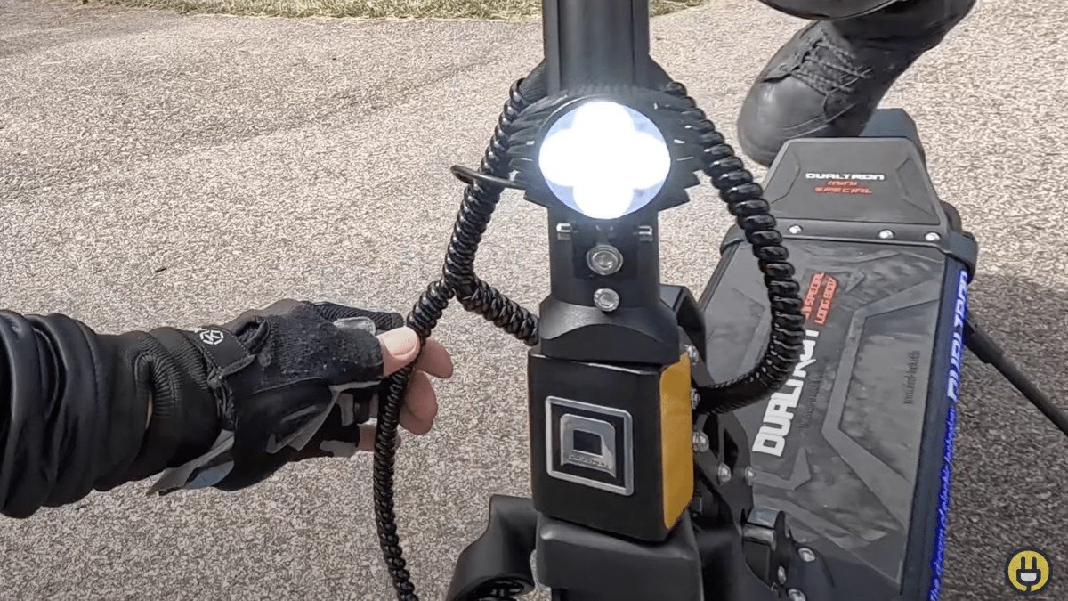 2024 Dualtron Mini Special Long Body front headlight suspension