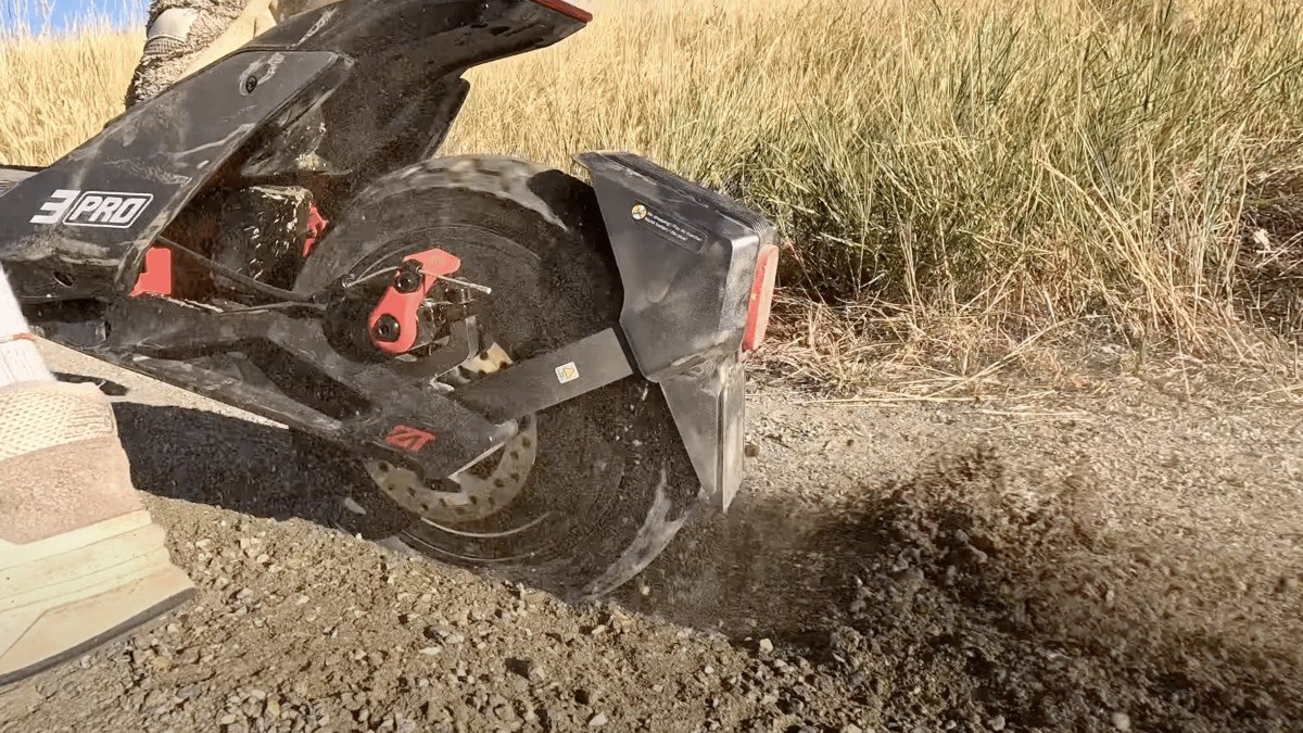 2024 Segway ZT3 Pro rear tire mud kick