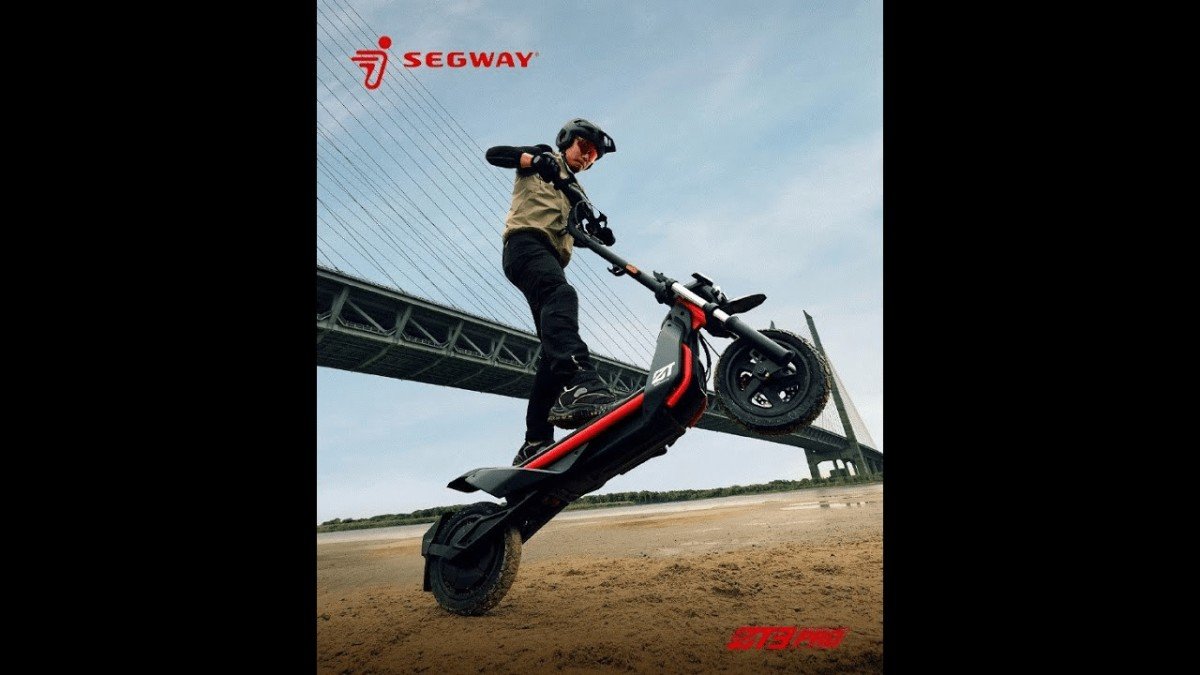 2024 Segway ZT3 Pro rider bridge wheelie