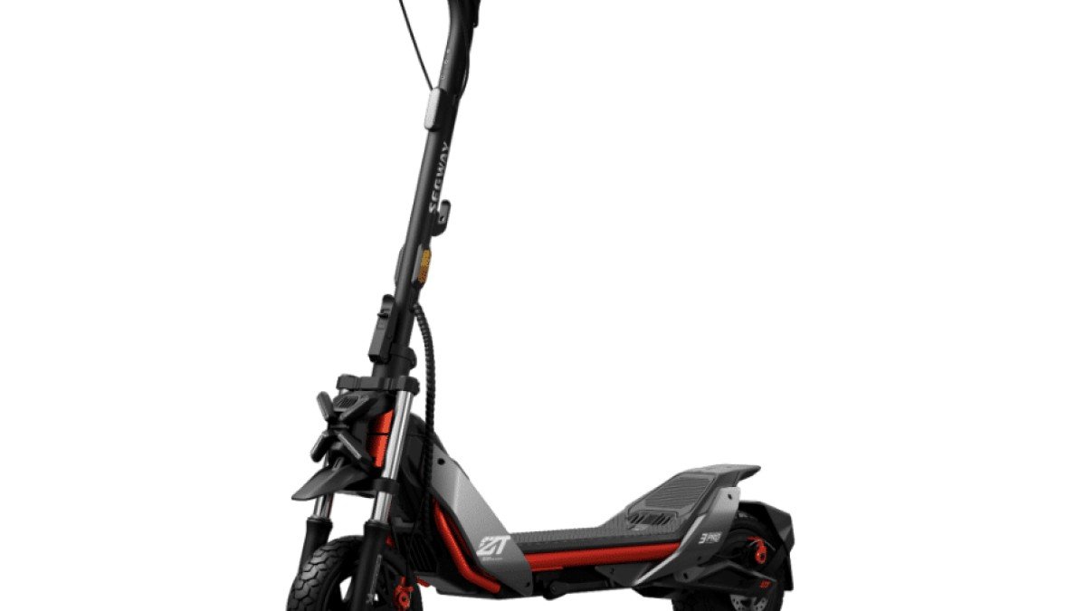 2024 Segway ZT3 Pro full scooter studio profile