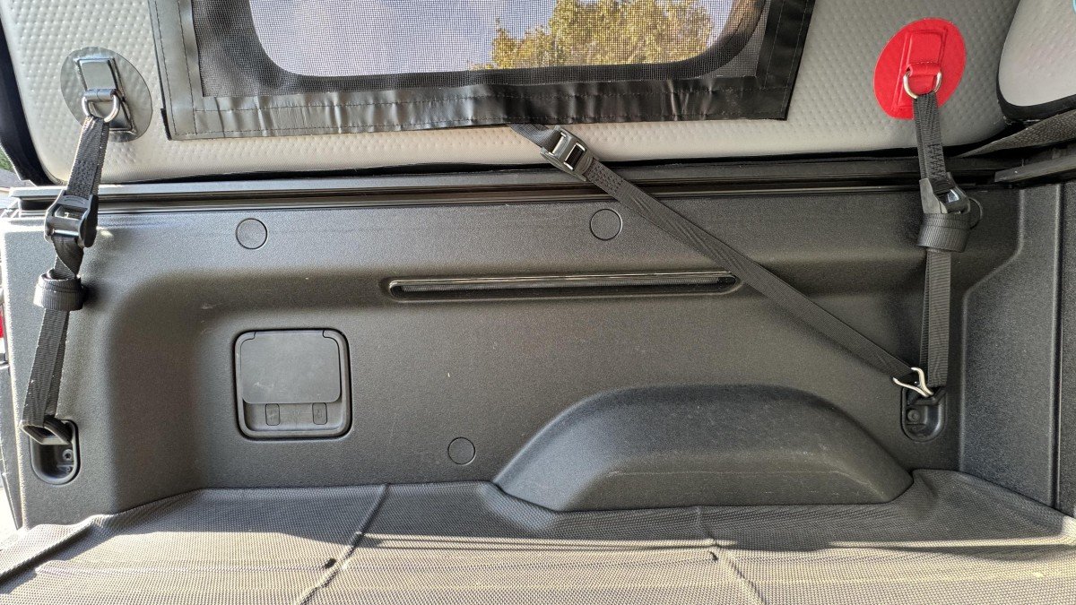 2022 Rivian R1T inner truck bed view