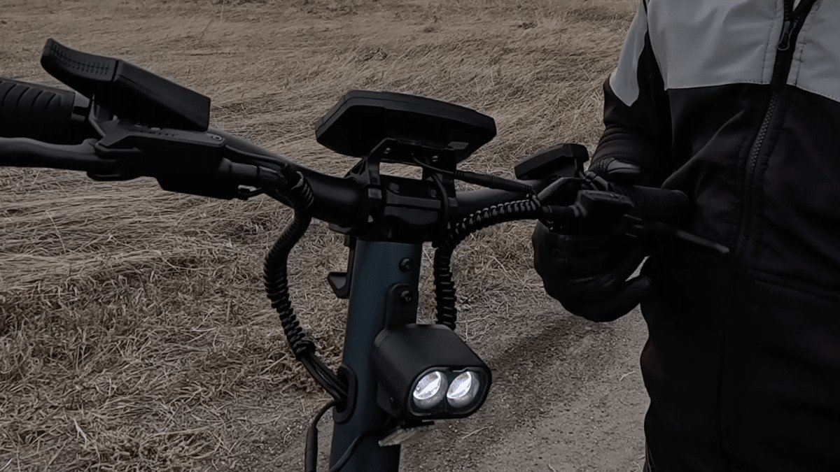 2023 Gotrax GX3 headlight front view
