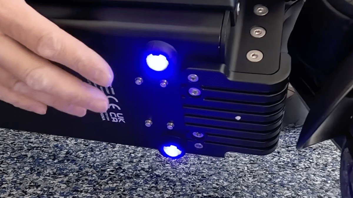 2025 Dualtron Victor Limited Blue Underglow Lights