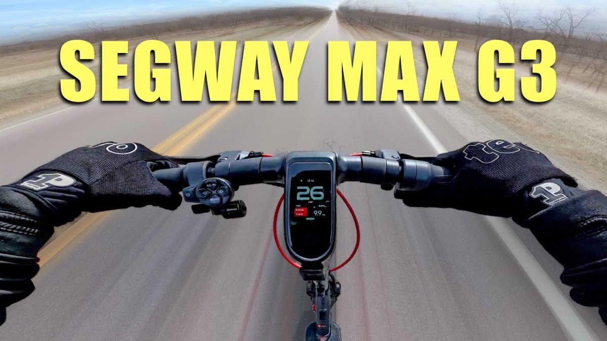 2025 Segway Max G3 handlebar display profile