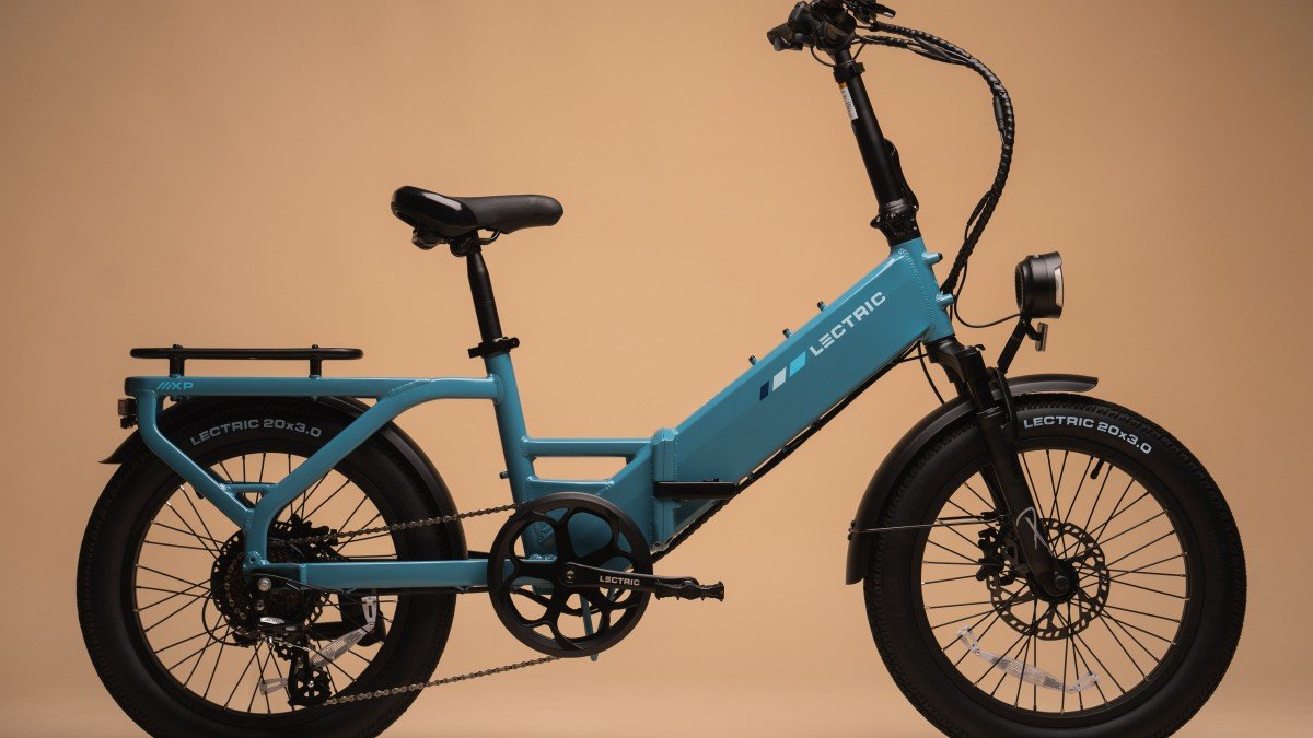2024 Lectric XP 4.0 light blue profile