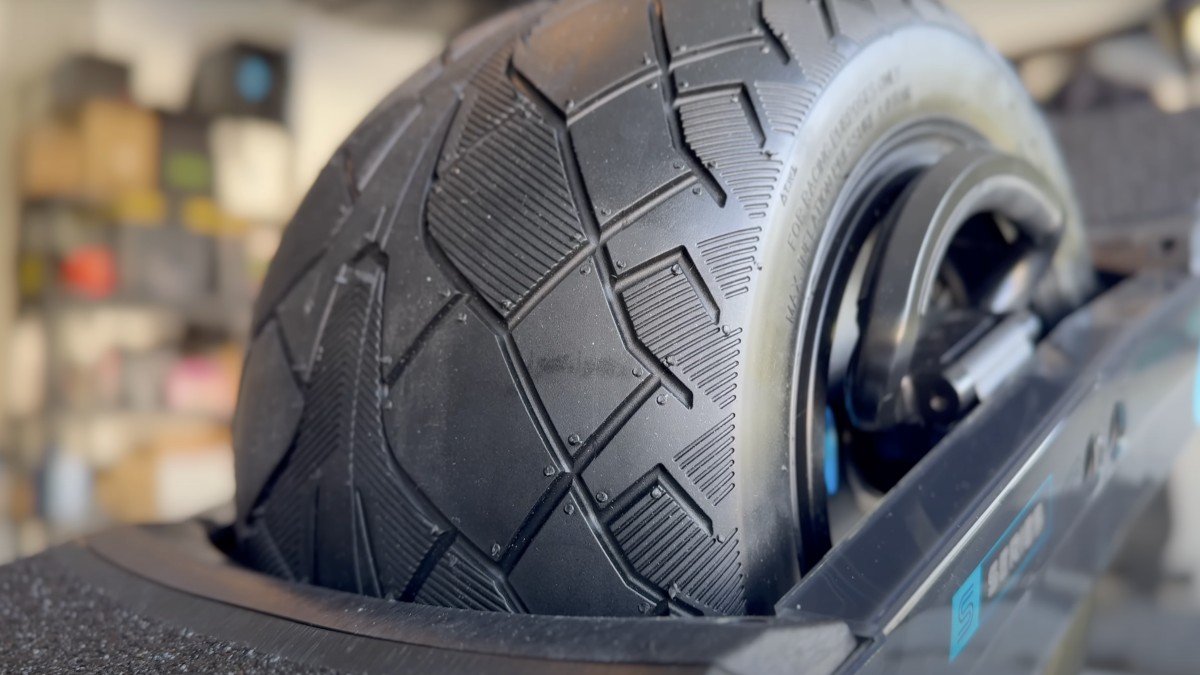 2024 Future Motion Onewheel GT S-Series Rally XL treaded tire detail