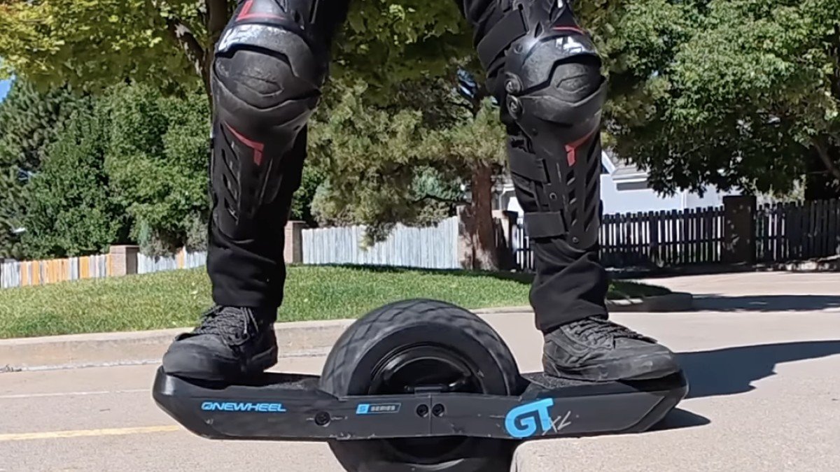 2024 Future Motion Onewheel GT S-Series Rally XL riding stance profile