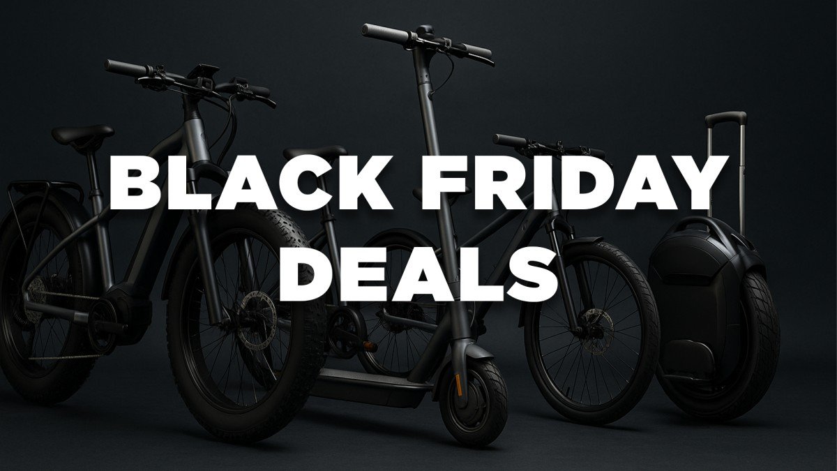 2025 Black Friday Deals For Ebikes, Escooters, EUCs, And More!