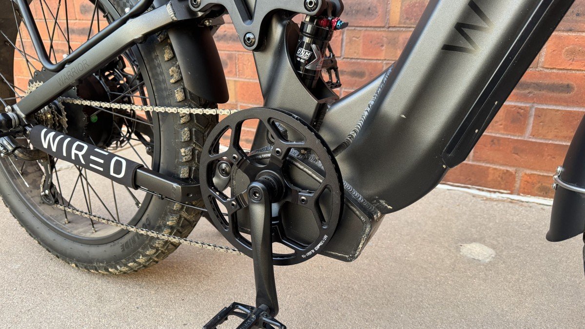 2025 Wired Ebikes Warrior wired warrior rear suspension.HEIC
