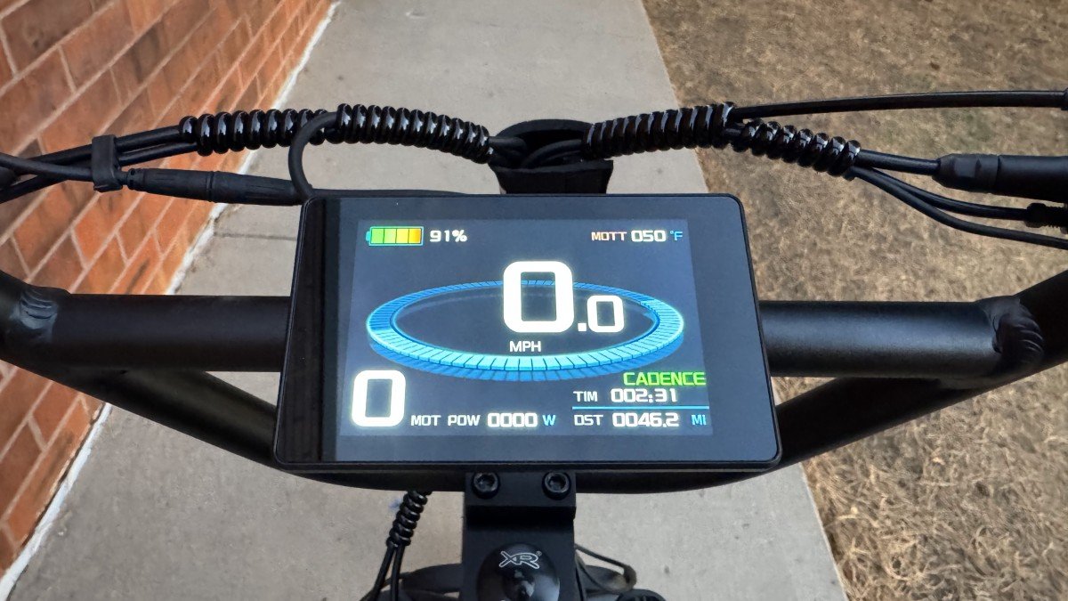2025 Wired Ebikes Warrior wired warrior display.HEIC
