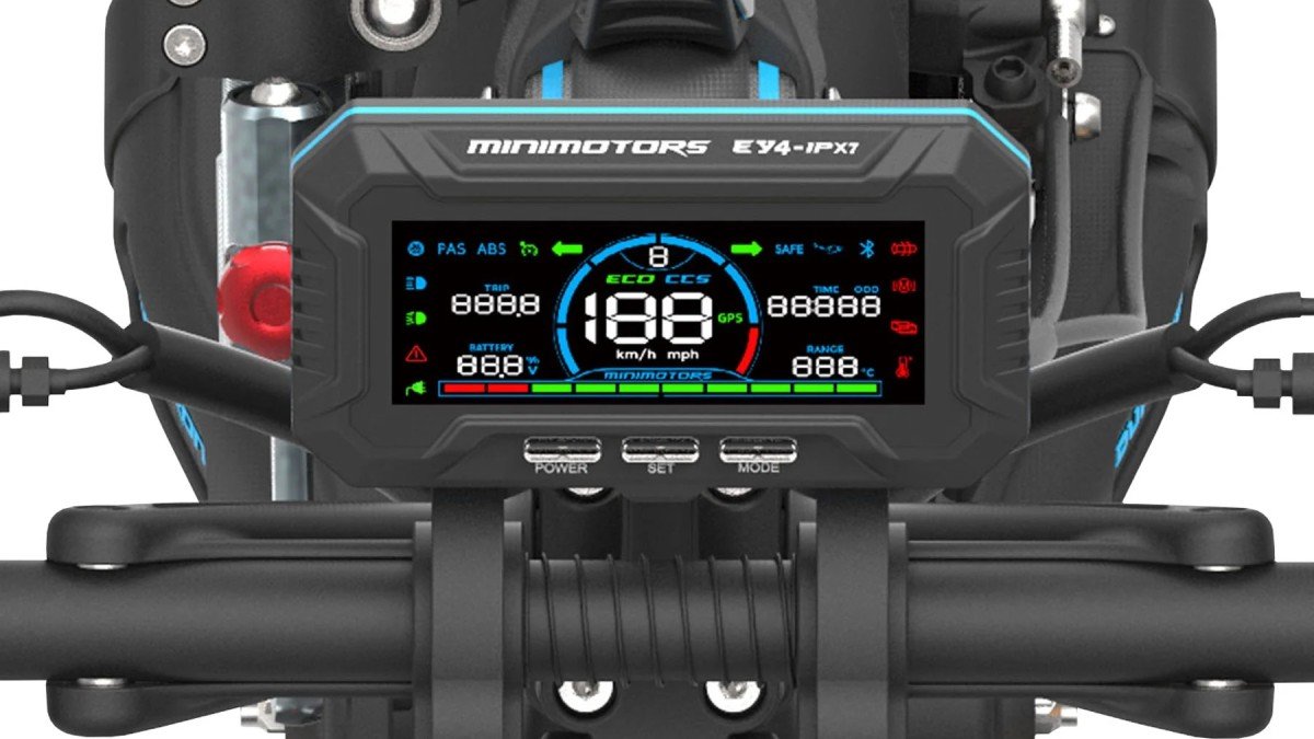 2023 Dualtron Thunder 3 digital dashboard display 