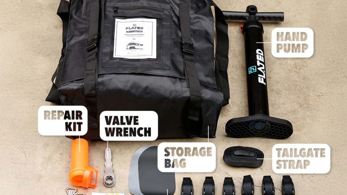 2022 Rivian R1T kit accessories layout