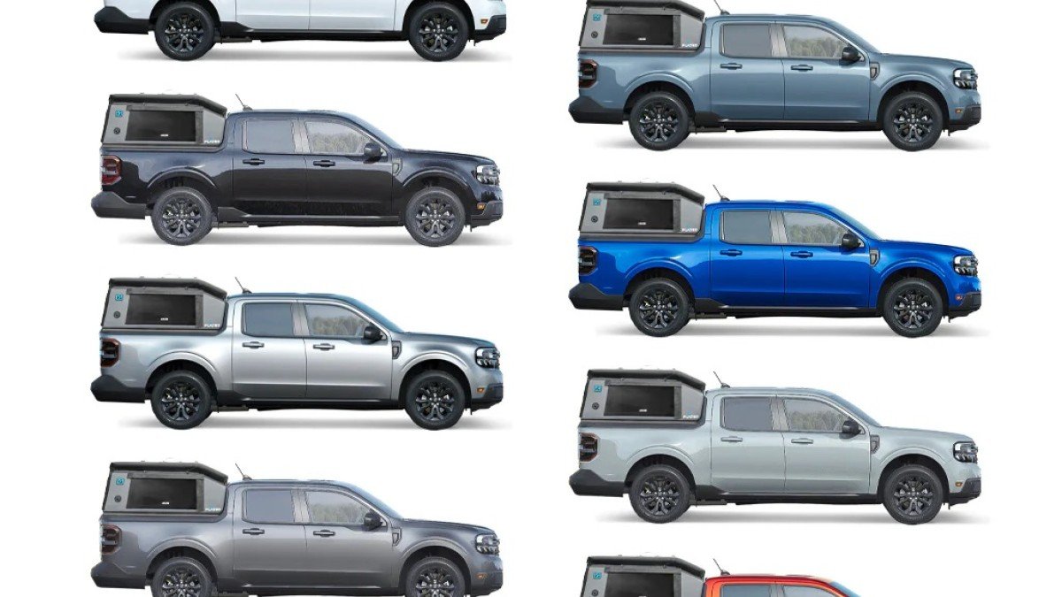 2022 Rivian R1T color chart options