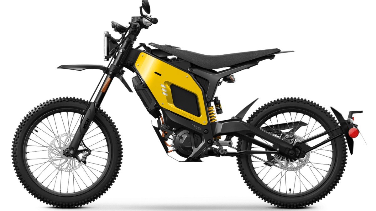 2024 NIU XQi3 side profile yellow