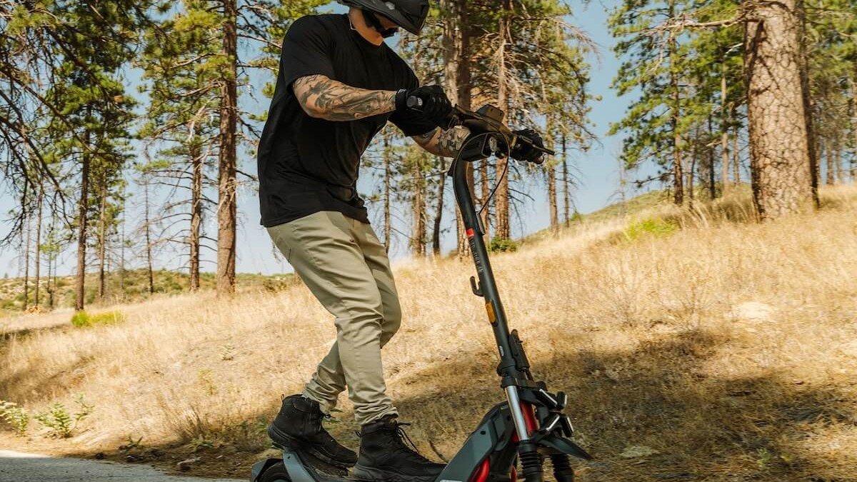 2024 Segway ZT3 Pro riding action shot