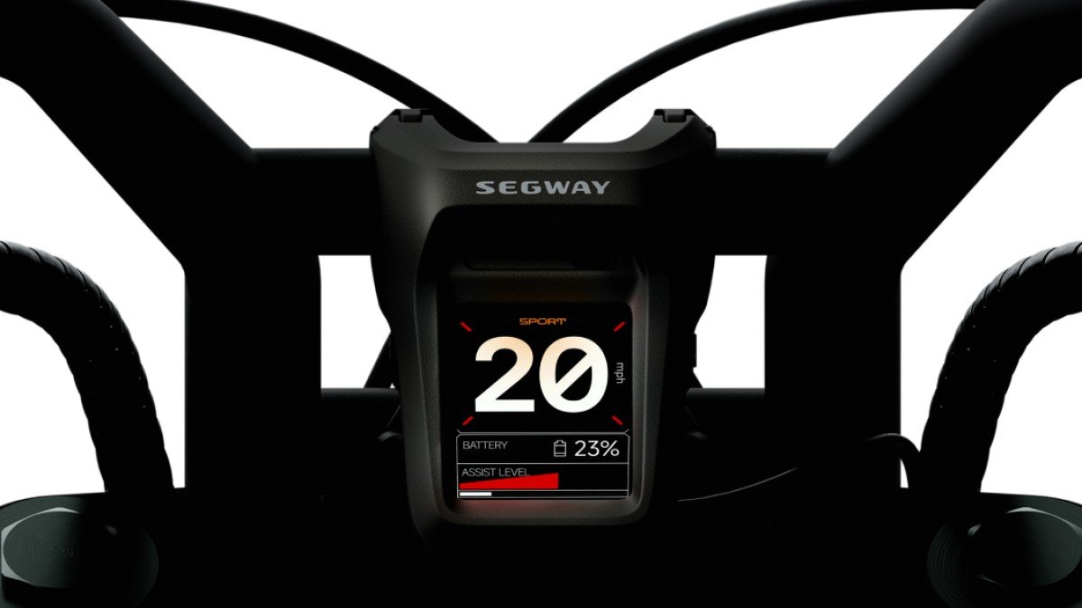 2025 Segway Xyber handlebar display