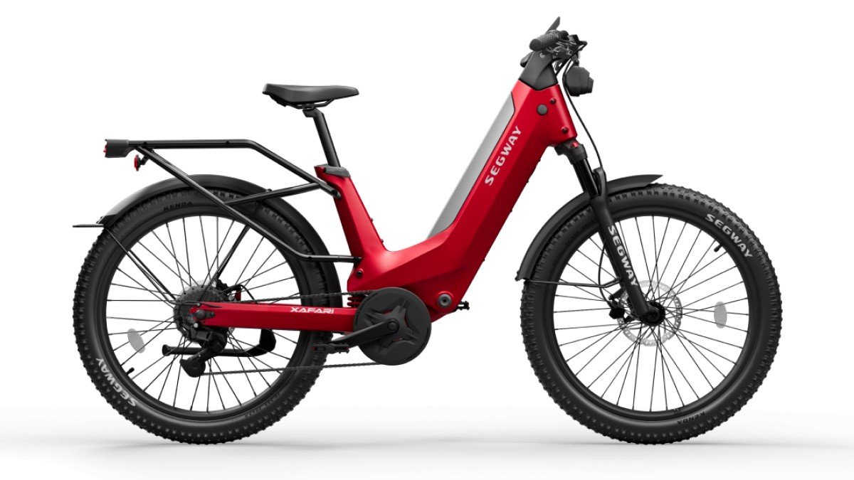 2024 Segway Xafari red step through profile