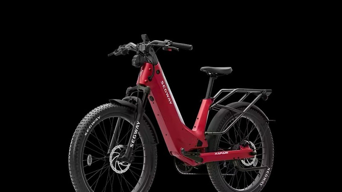 2024 Segway Xafari red angled profile