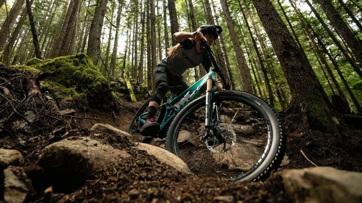 2024 Trek Rail + (9.9 XO) trail jump lifestyle