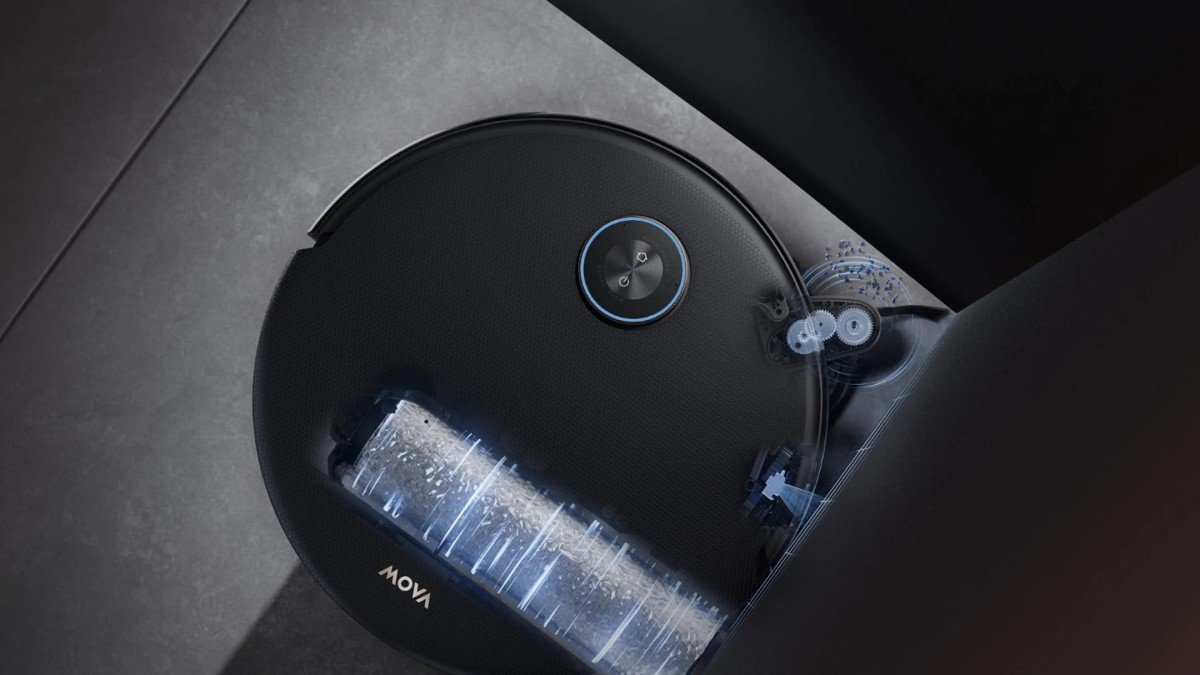 2024 MOVA Z60 Ultra Roller Complete Robot Vacuum real-time water cleaning