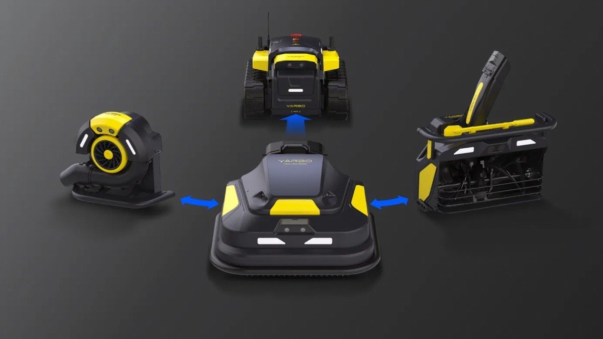 2024 Yarbo Lawn Mower modular infographic
