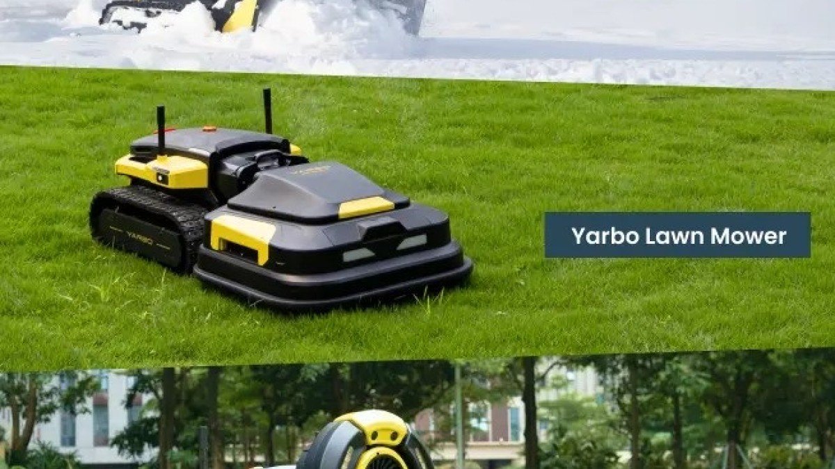 2024 Yarbo Lawn Mower three seasons action combo