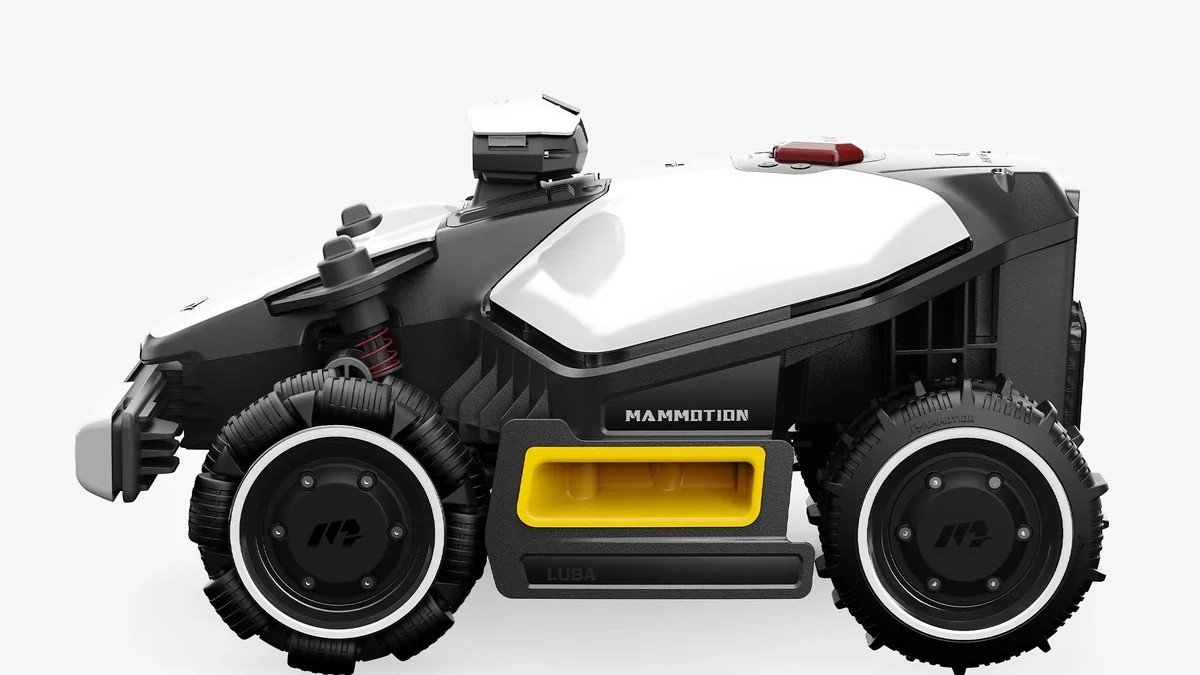 2025 Mammotion Luba Mini white side profile