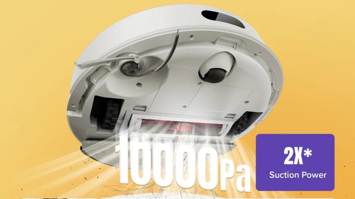 2024 Roborock Q7 M5+ power suction underside view