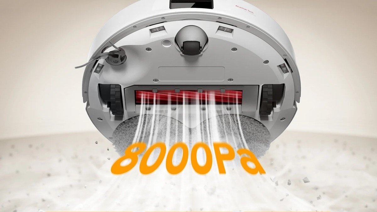 2025 Roborock QV 35A suction power intensity