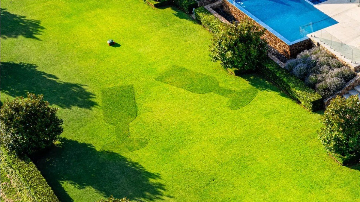 2025 Segway Navimow X390 drone view