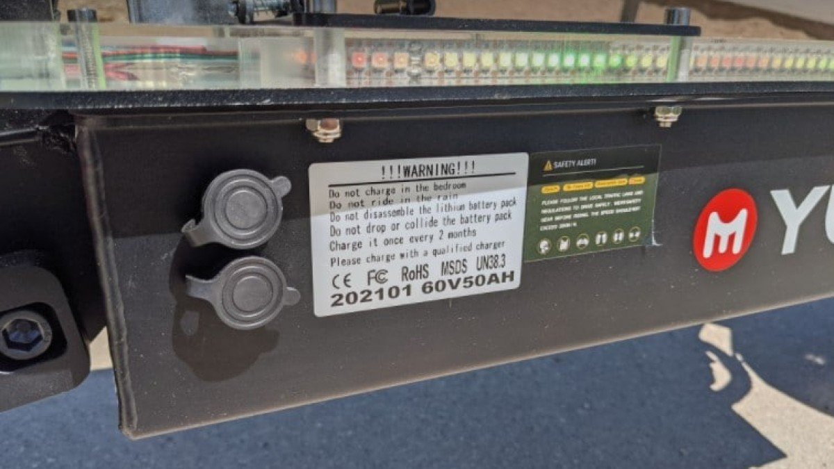 2023 YUME X7 YUME-X7-Battery-Compartment