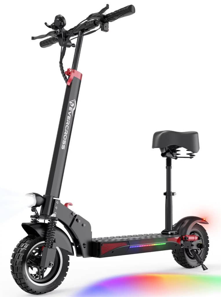 EVERCROSS Electric Scooter with 10 Solid Tires 800W Motor up to 28 MPH and 25 Miles Range Folding El