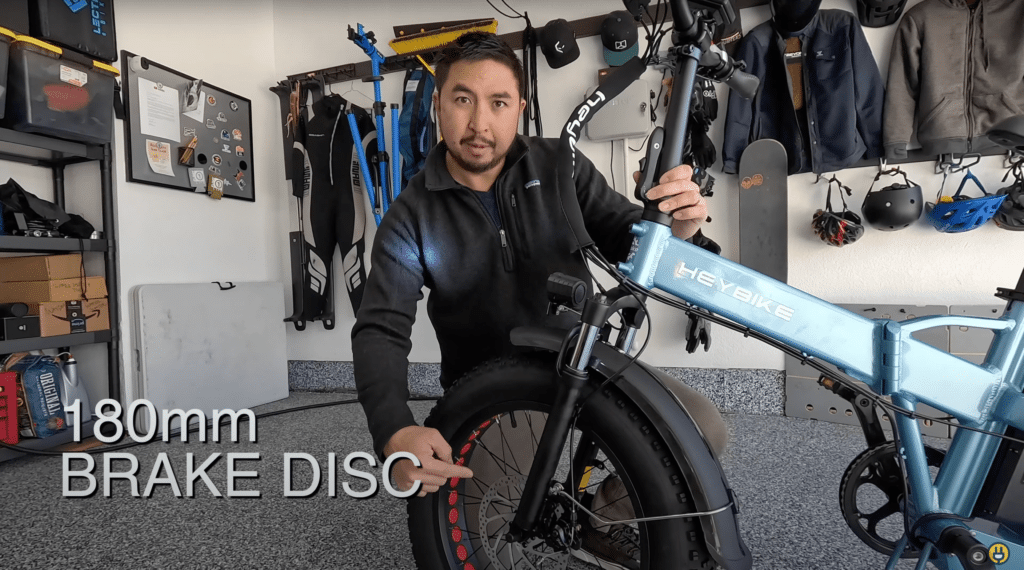 Heybike Mars 2.0 mechanical disc brakes