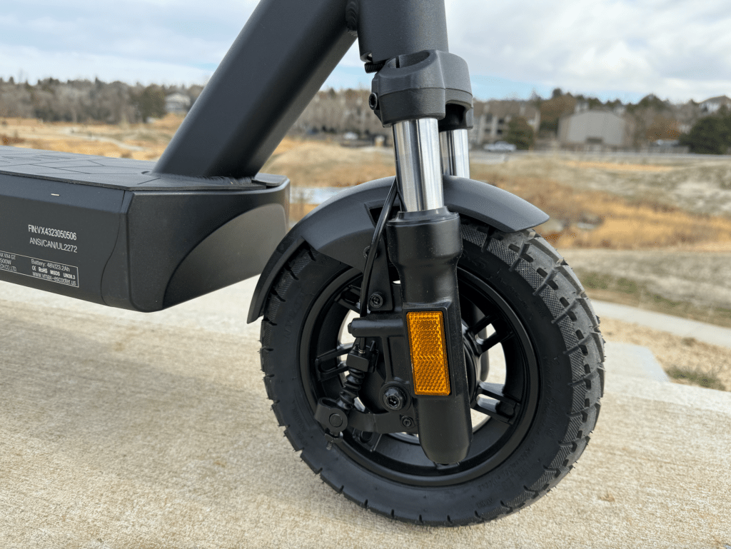 VMAX VX4 front suspension and hybrid offroad tires