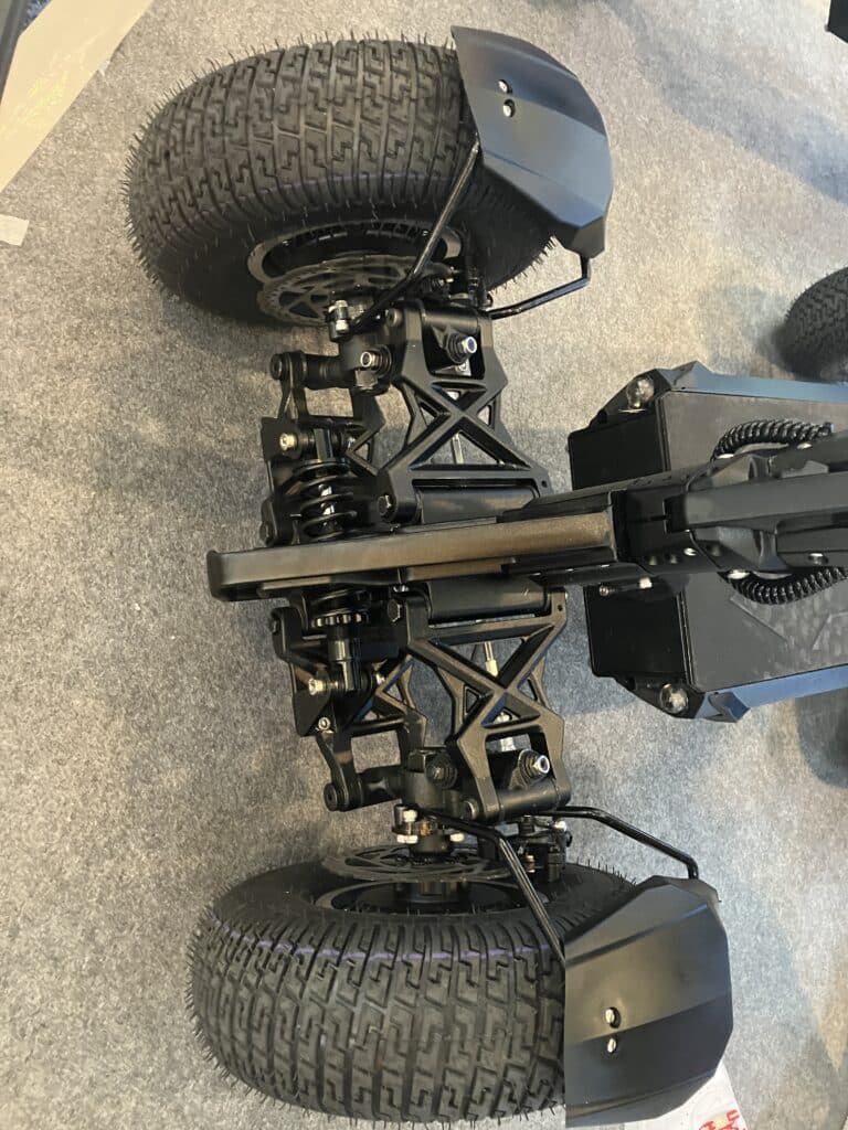Teverun Tetra - The Four-Wheeled Monster Scooter Tested at CES 2024 ...